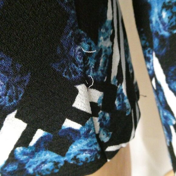 MINKPINK Open Front Blazer Jacket Chevron Print XS - Picture 5 of 11